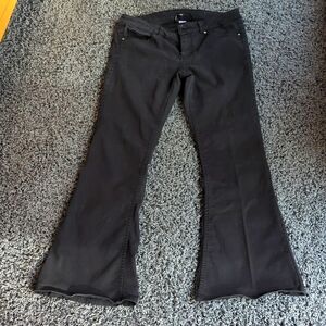 H&m divided black flared jeans